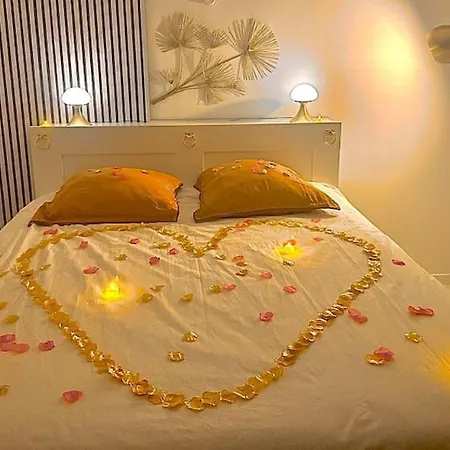 Apartment Loveroom De Luxe Avec Jacuzzi Sauna Vapeur Ecran 300 Cm *