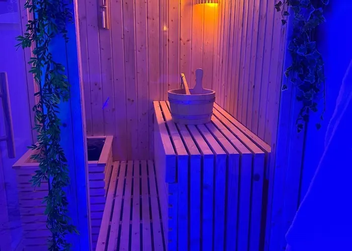 公寓 Loveroom De Luxe Avec Jacuzzi Sauna Vapeur Ecran 300 Cm 梅斯